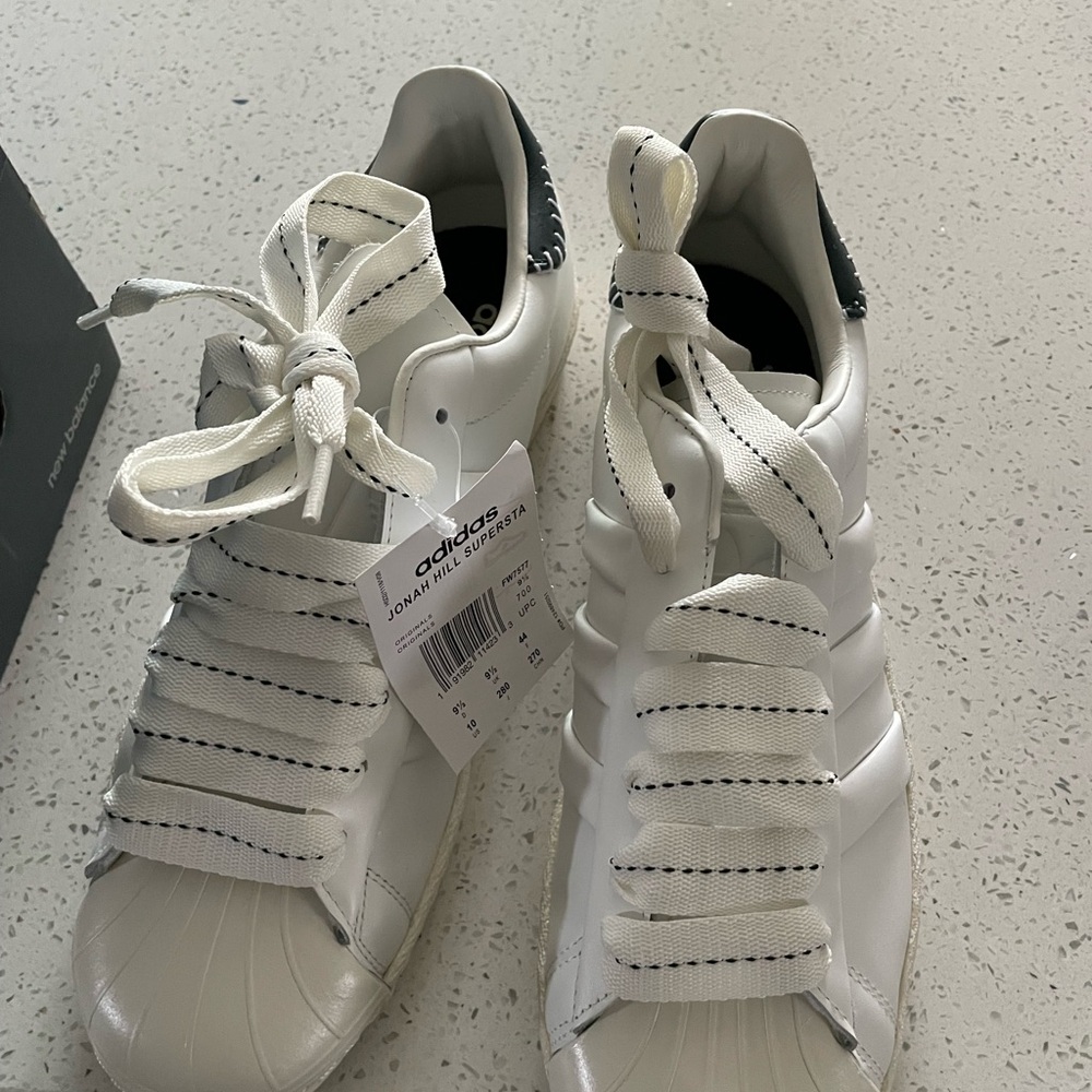 adidas White and Black Sneakers